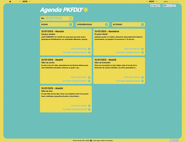 Pekefriendly - Agenda