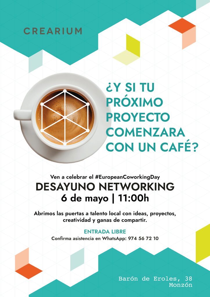 Desayuno Networking en Crearium CoworkingDay 2026